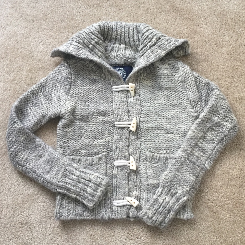 American Eagle toggle cardigan xs - Picture 2 of 6